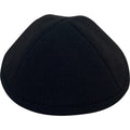 Kipa Elegante de tela negra, 17 cm