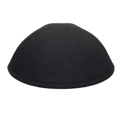 Kippah de terileno ARTMAN negro, talla 5, seis piezas. 15464