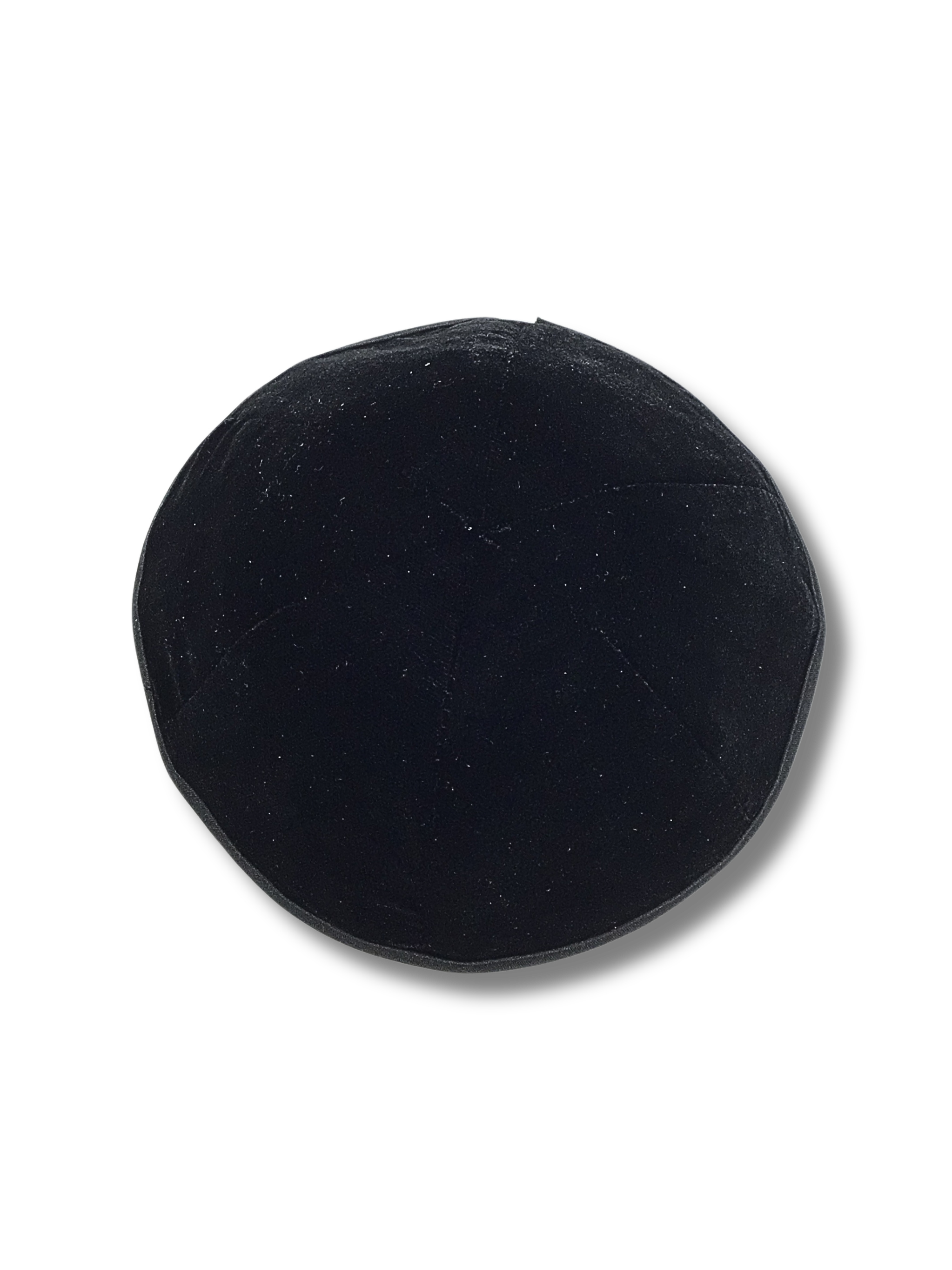 Kipa terciopelo negro talla 7, 6 partes 15611