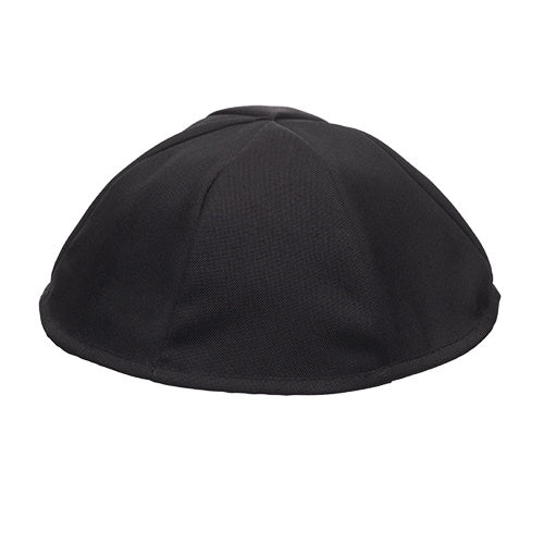 Kippah de terileno negro de 25 cm - n.° 8, seis piezas.15697