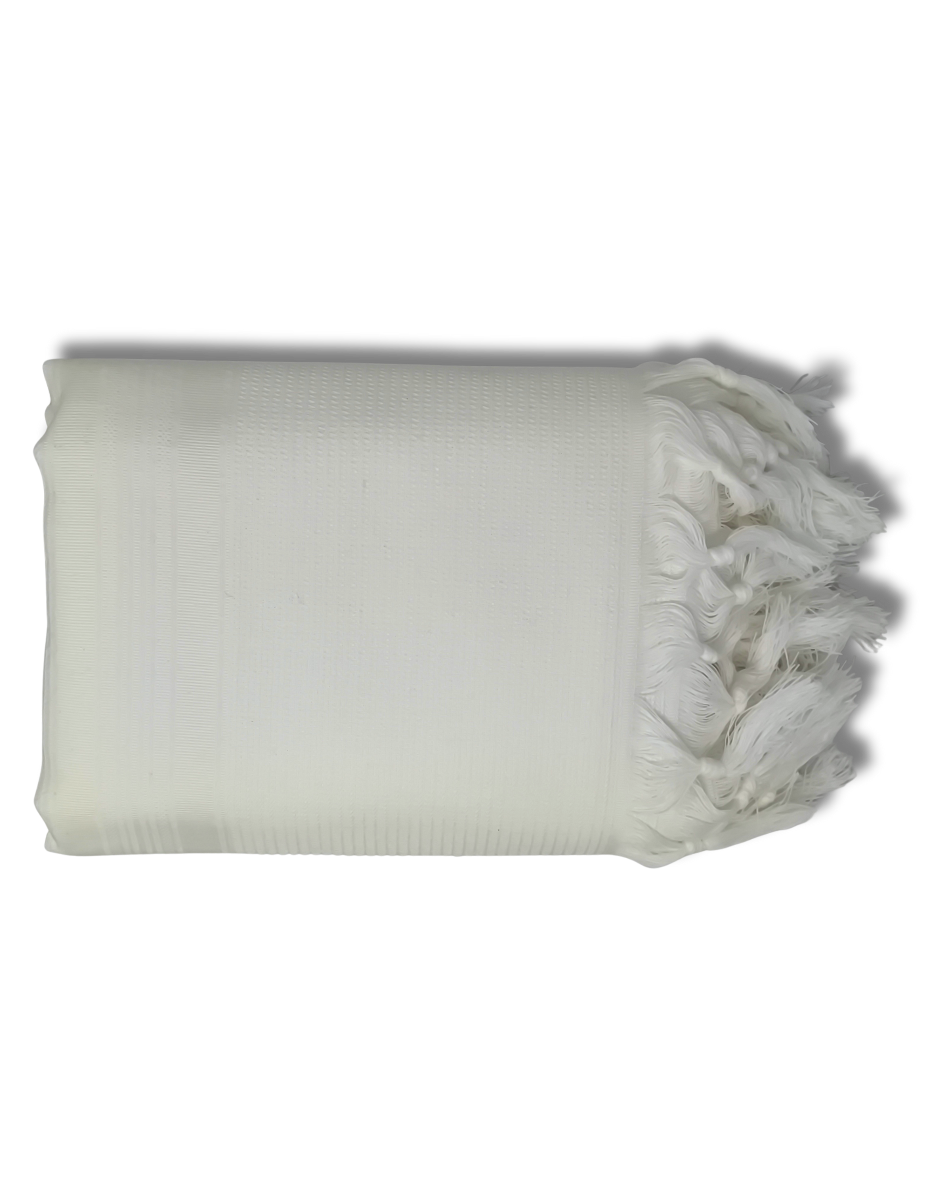 Talit Gadol LANA Blanco Antideslizante Talla 60 TY