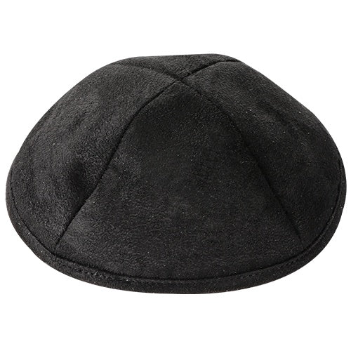 Kipa de Ultra Gamuza de 17 cm, con lunares - Negro 16187