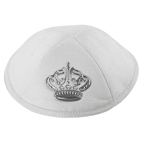 Kipade Ultra Gamuza de 19 cm con Corona decorativa- Blanco 16235