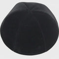 Kipa de terciopelo negro, 6 piezas, 24 cm, talla 8 sin borde. 16424