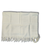 Talit Gadol LANA Blanco Antideslizante Talla 55 TY