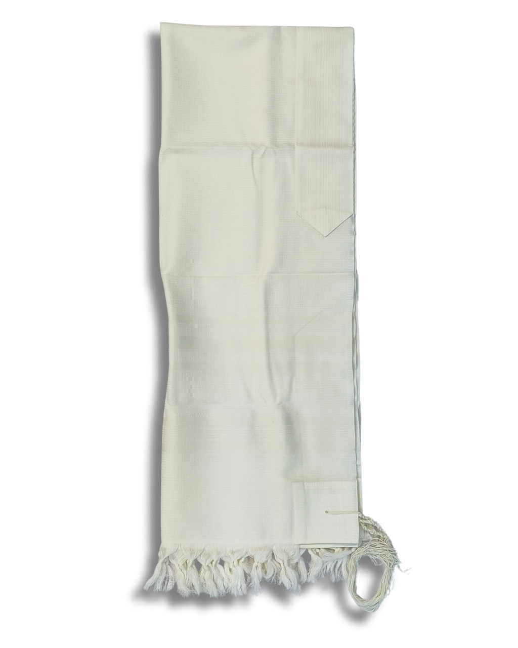 Talit Gadol LANA Blanco Antideslizante Talla 55 TY