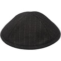 Kipa ARTMAN de tela de 19 cm - Negro con rayas - 18547