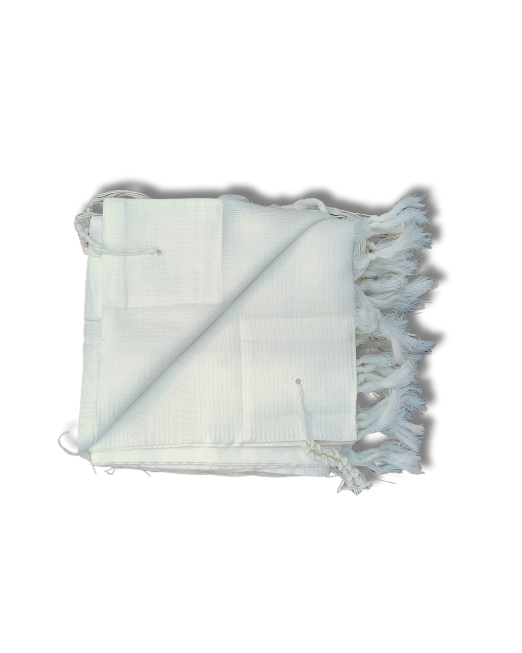 Talit Gadol LANA Blanco Antideslizante Talla 55 TY