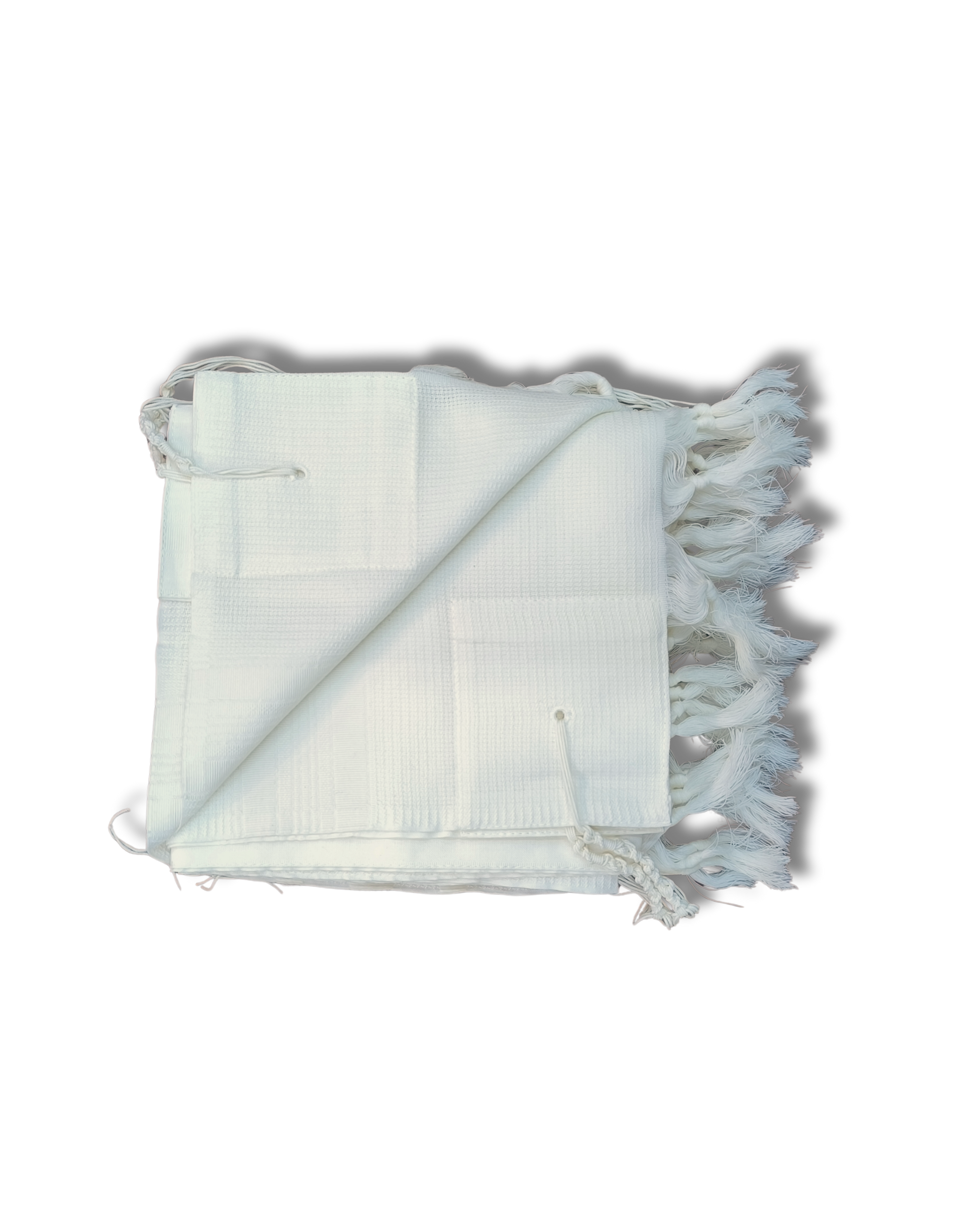 Talit Gadol LANA Blanco Antideslizante Talla 60 TY