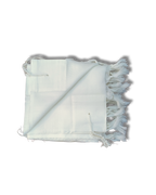 Talit Gadol WOOL White Non-Slip Size 50 TY