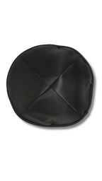 Kipa de satin negro liso 18565