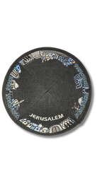 Kipa Lino ciudad de Jerusalem 18133 mod. 3