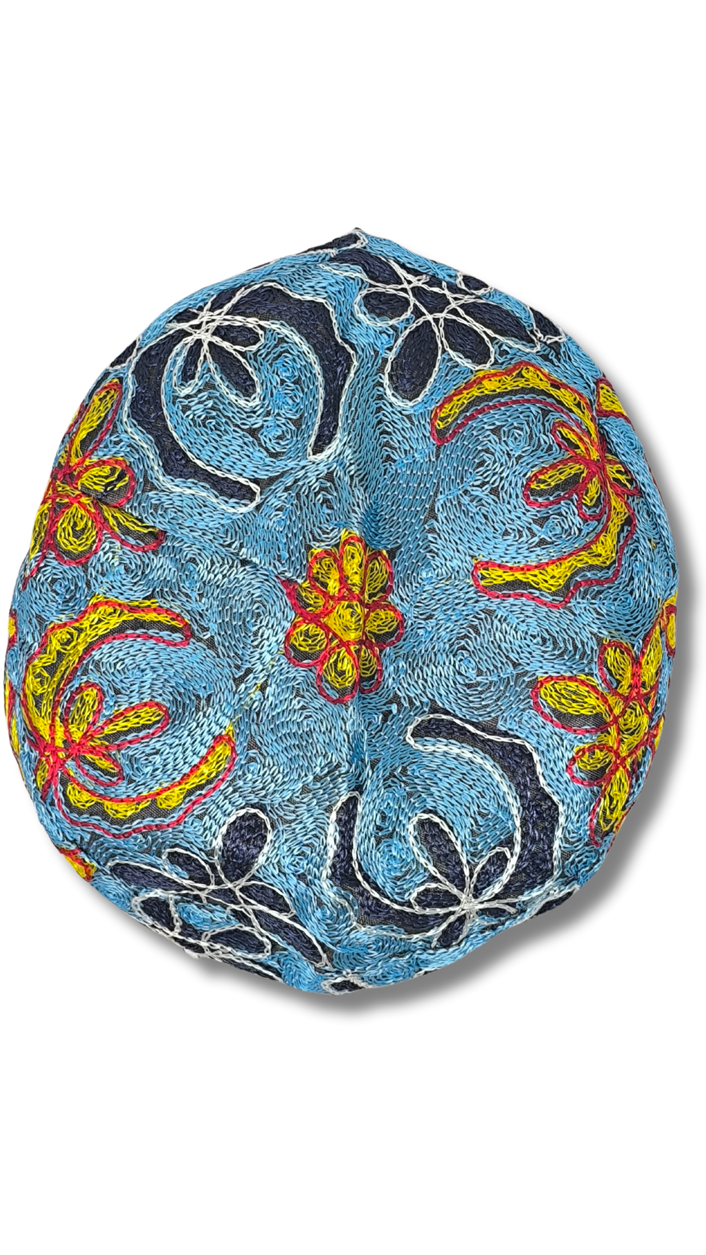 Kipa multicolor bordada de 54 cm. 10104