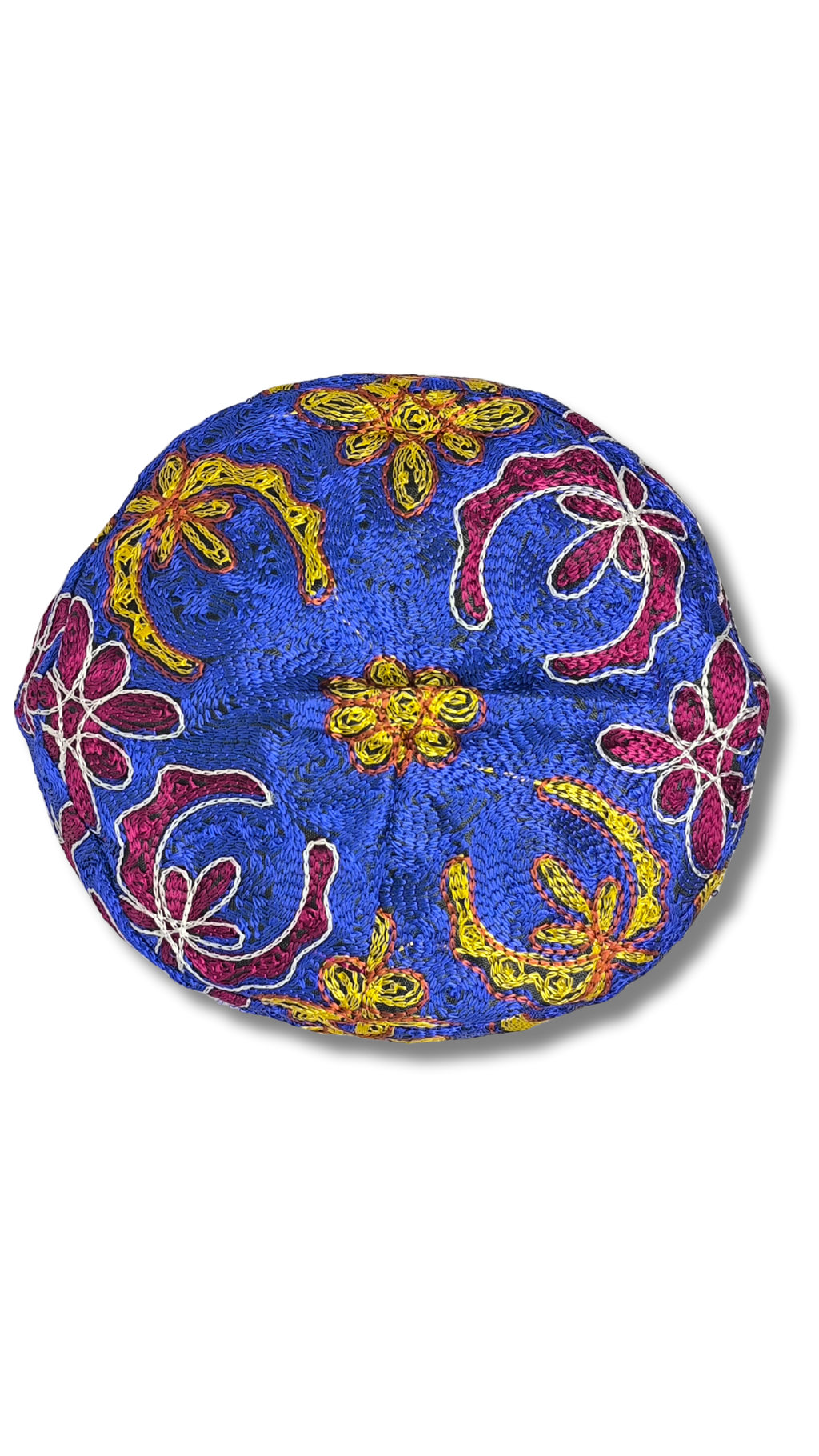 Kipa multicolor bordada de 56 cm. 10105