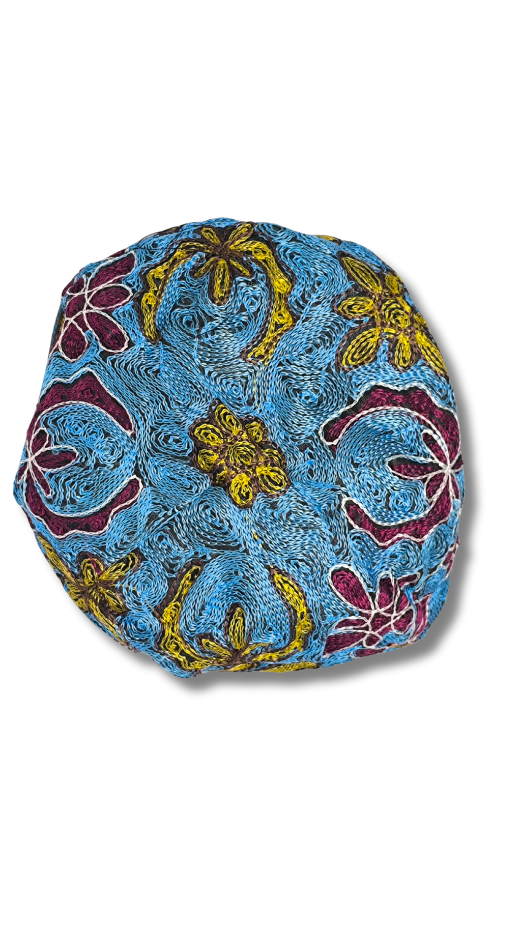 Kipa multicolor bordada  de 58 cm. 10106