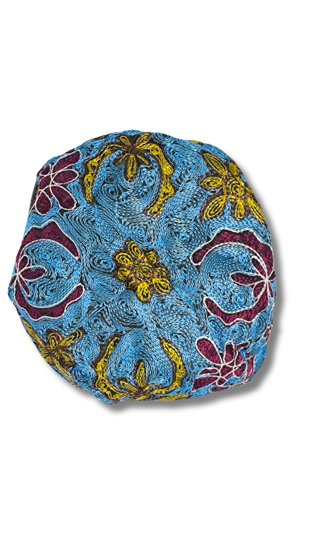Kipa multicolor bordada  de 58 cm. 10106