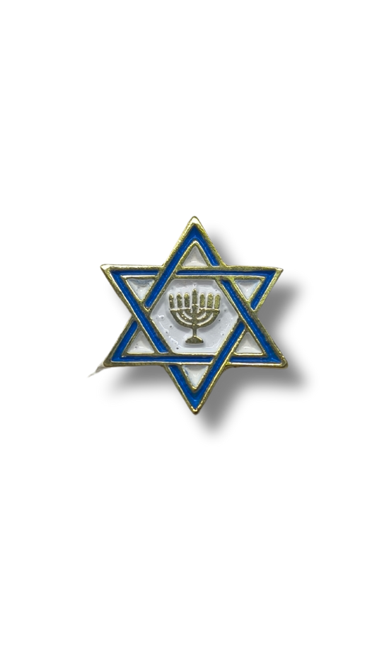 Magen David &amp; Menora Pin 11285