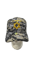 Gorra Camuflajeada Am Israel Jai con maguen 3D 11564