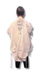 Talit Gadol LANA Blanco Antideslizante Talla 45 TY