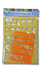 Gioser aleph beis stencil set