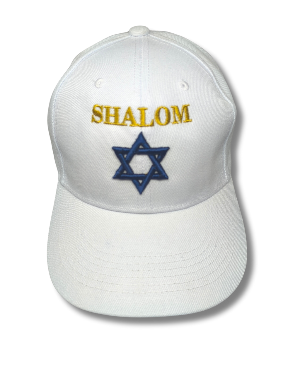 Gorra Blanca Shalom maguen david 3D 11508