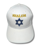 Gorra Blanca Shalom maguen david 3D 11508