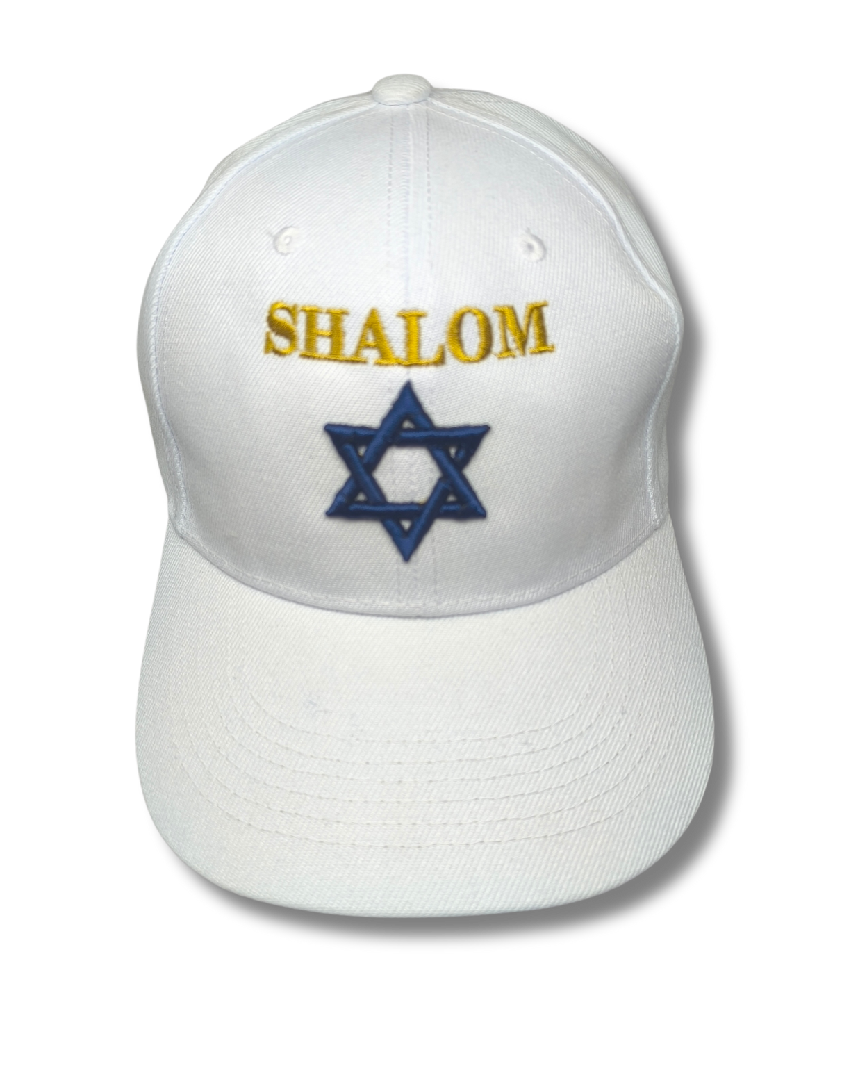 Gorra Blanca Shalom maguen david 3D 11508