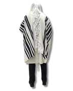 Talit Gadol LANA Antideslizante Talla 70 Negro TY