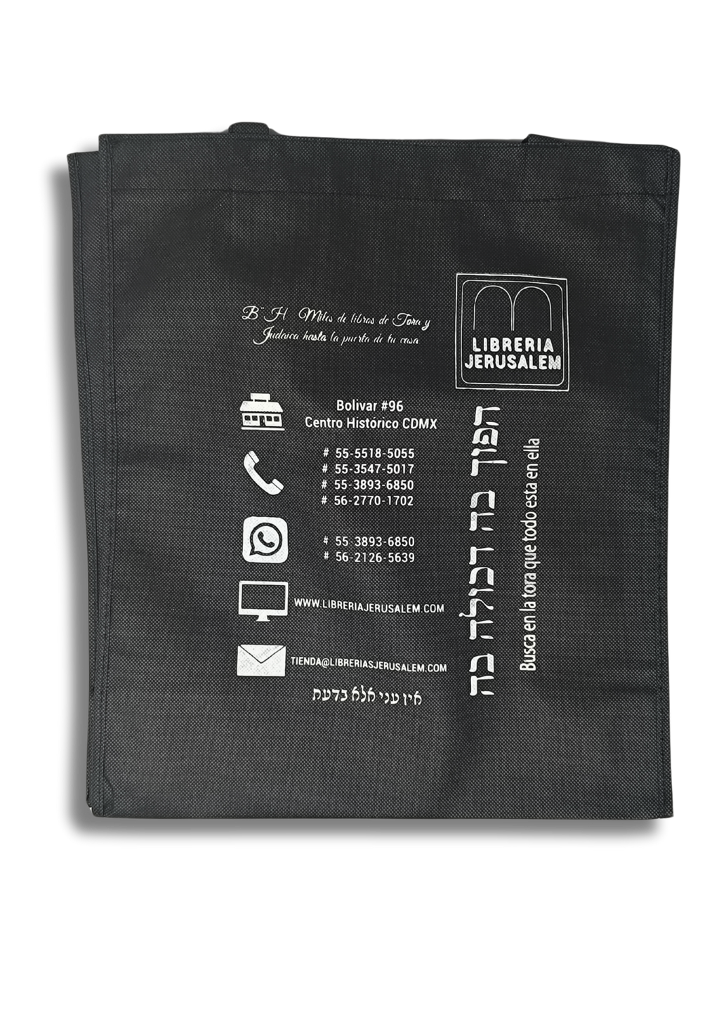 Bolsa con Asa color Negra