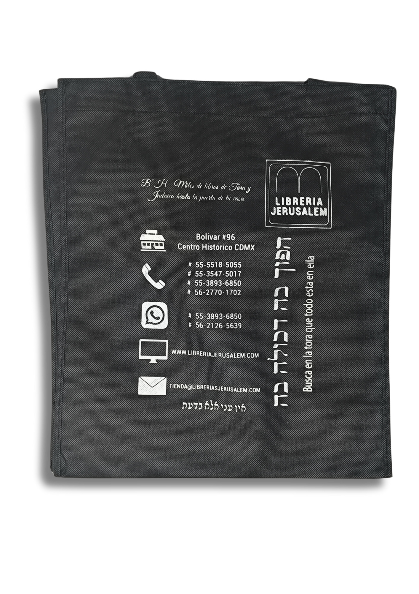 Bolsa con Asa color Negra
