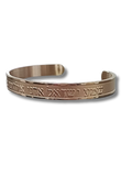 Pulsera Shema Israel en hebreo cobre acero 2003