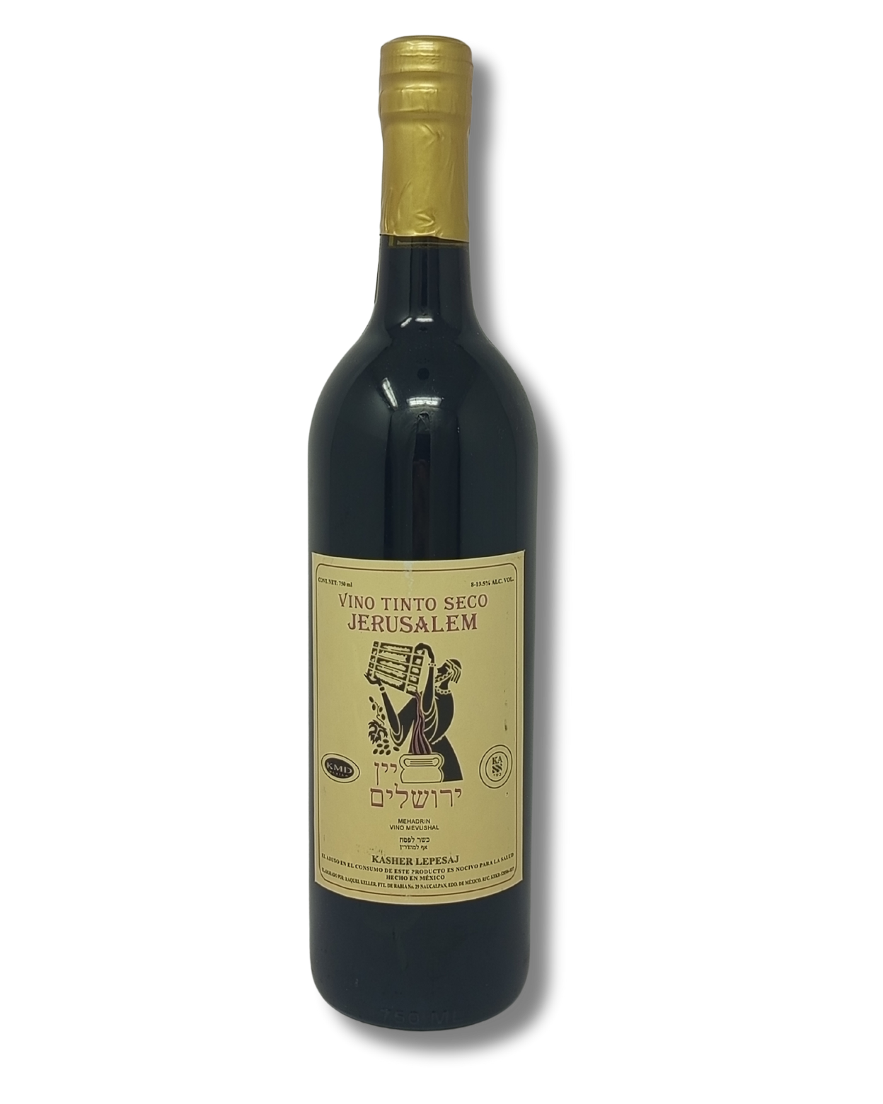Vino tinto dulce Yerushalaim Seco Grande 750ml