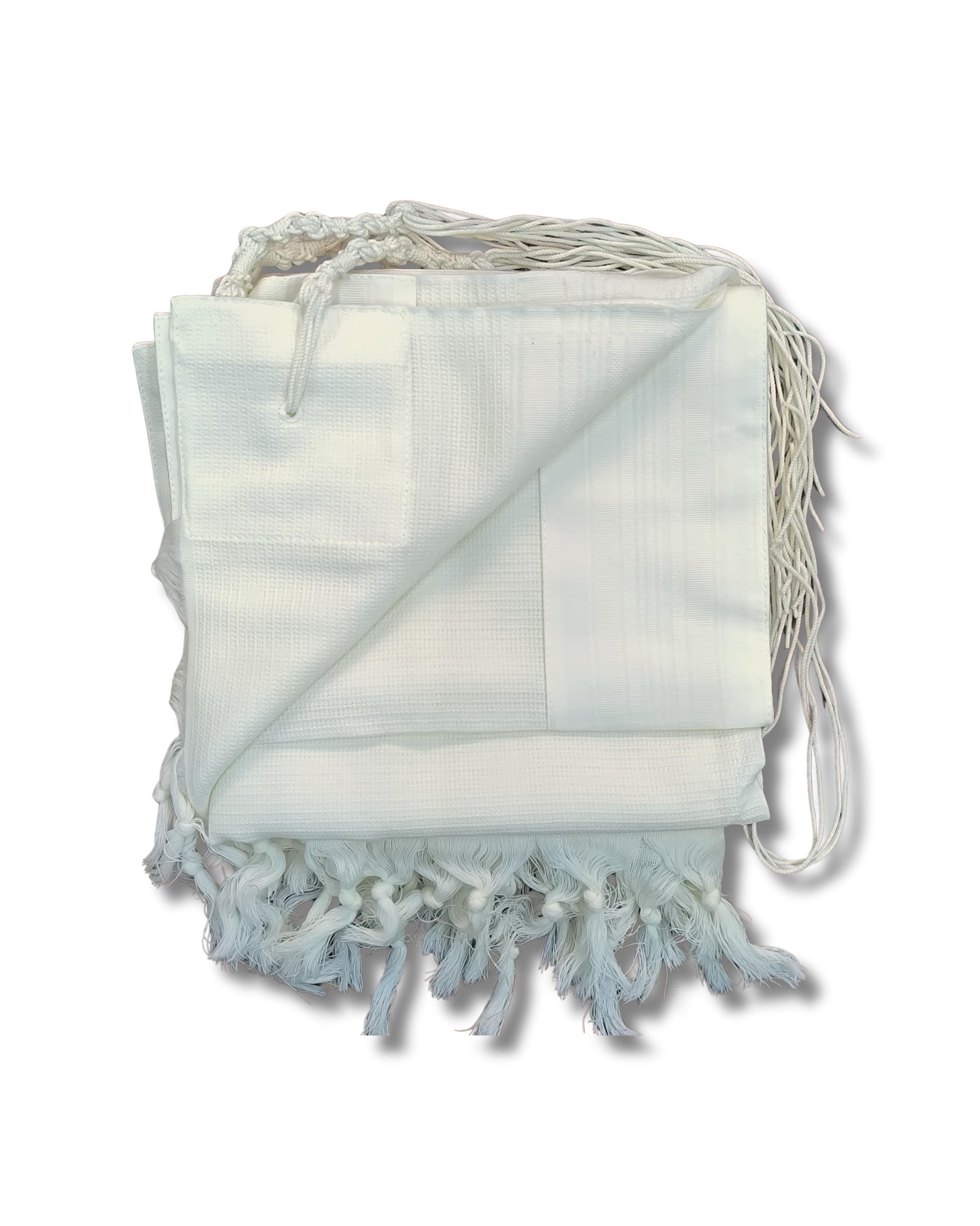 Talit Gadol WOOL White Non-Slip Size 45 TY