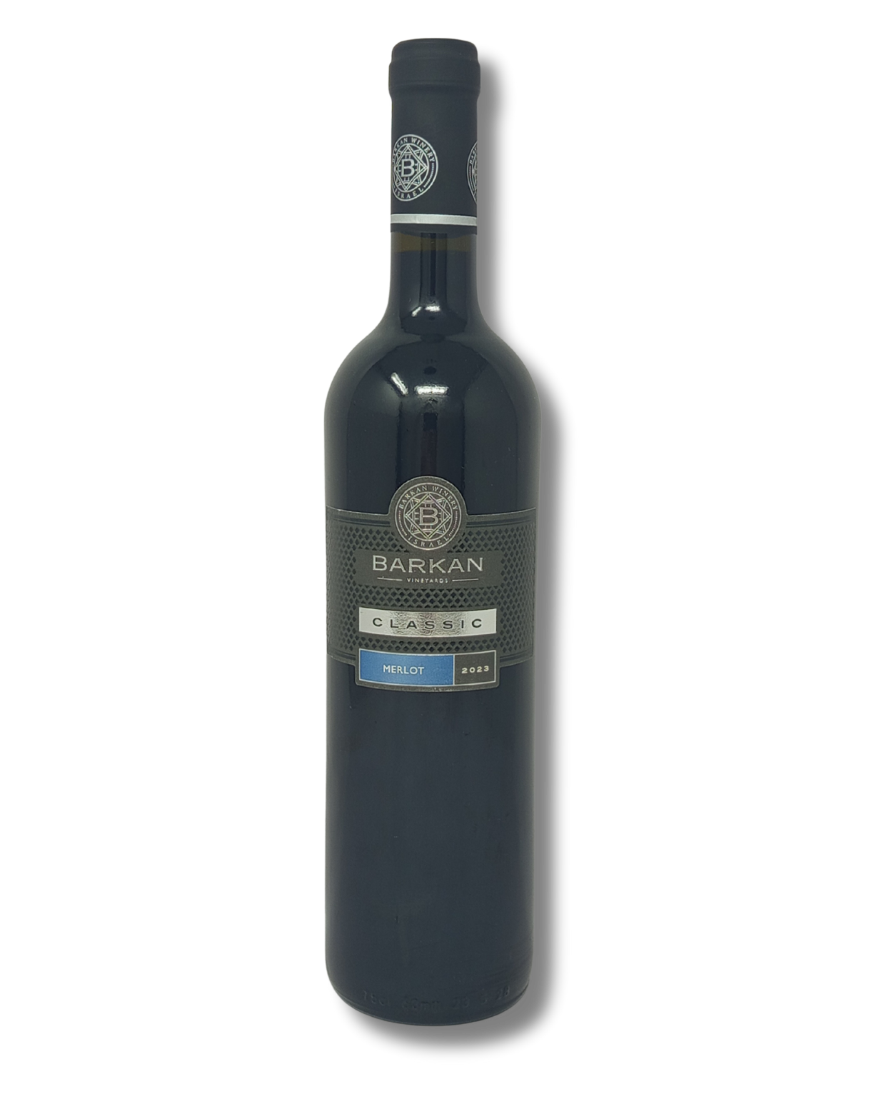 Yain Barkan Merlot azul de Israel, 750ml