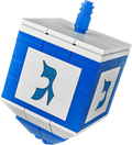 Juego de sevivón Binyan azul y blanco 25373