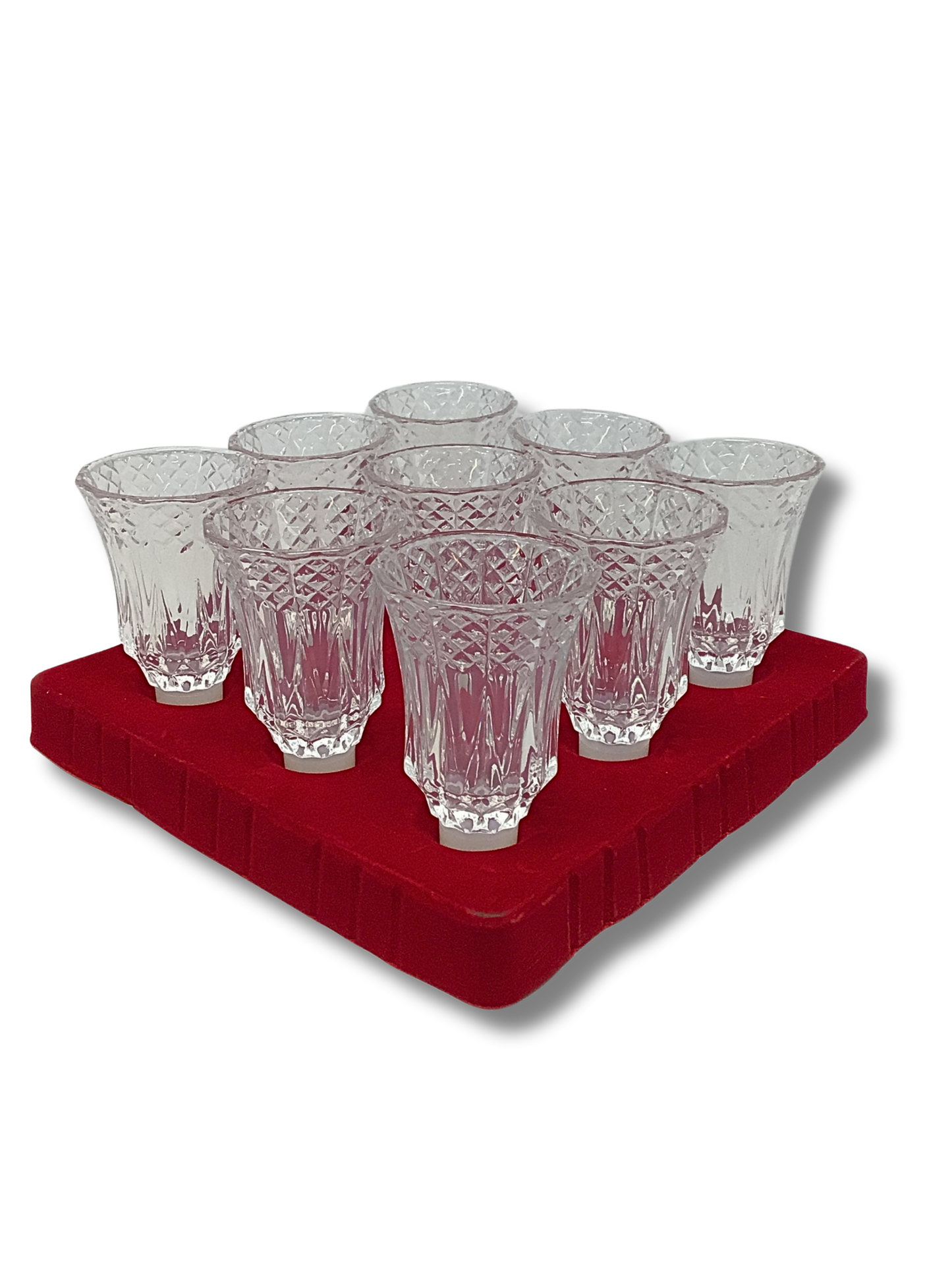 Crystal tumblers #10, 9-piece pack, 25610