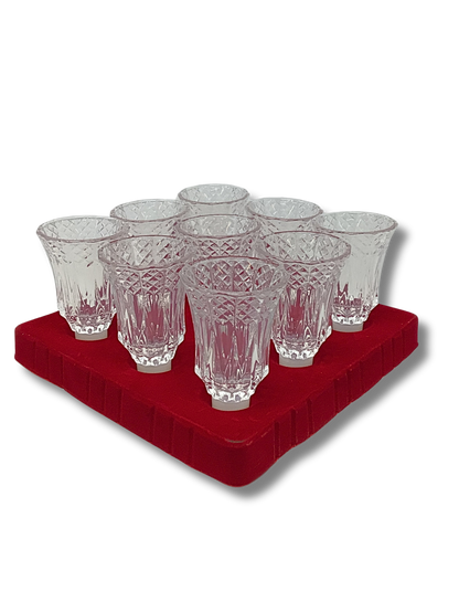 Crystal tumblers #10, 9-piece pack, 25610