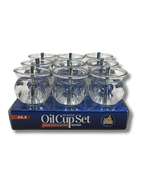 Vasitos Globo Plastico con pavilo #4.5 25754