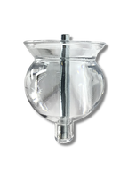 Vasitos Globo Plastico con pavilo #4.5 25754