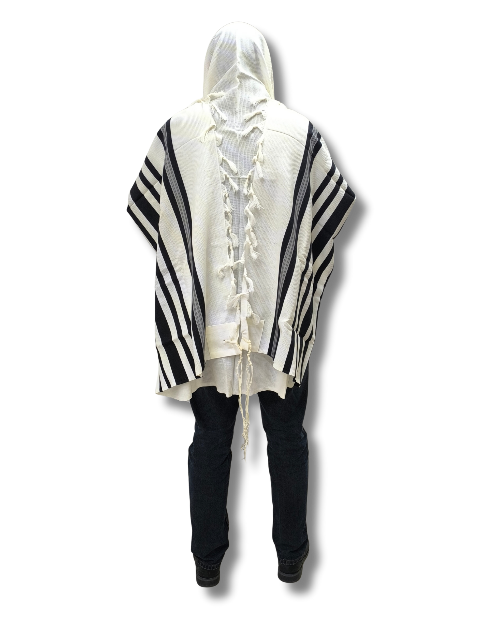 Talit Gadol LANA Antideslizante Talla 60 Negro TY