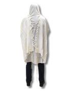 Talit Gadol WOOL White Non-Slip Size 60 TY