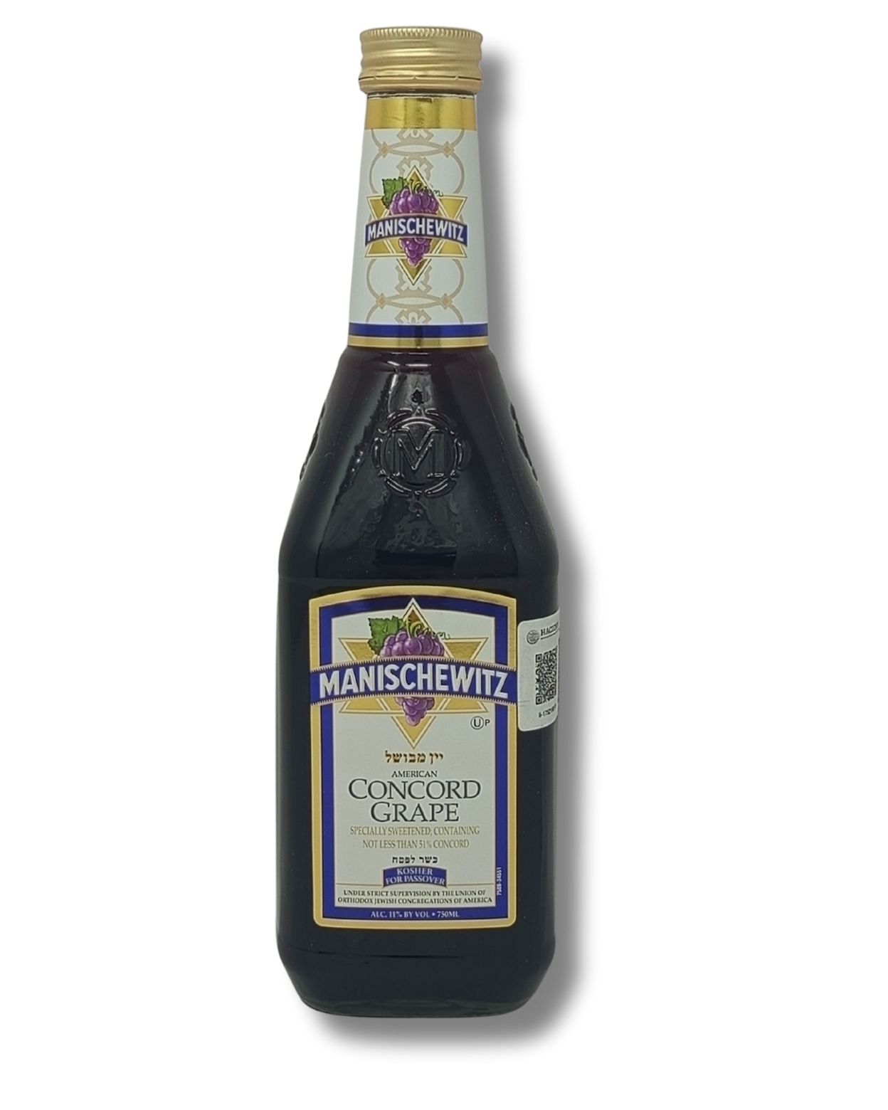 Vino tinto dulce Manischewitz 750ML