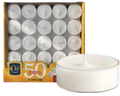 Velas tealight OHR en vaso de plástico, paquete de 50 28086