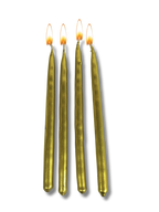 Velas Januka dorado largas 28303
