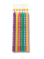 Velas Januka de colores largas 28309