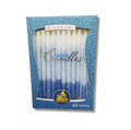 Velas Januka Blanca Con Azul 28301