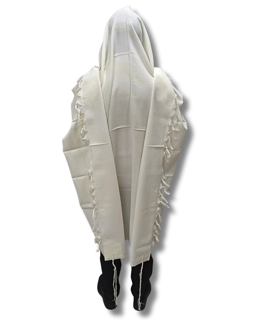 Talit Gadol WOOL White Non-Slip Size 50 TY