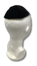 Kipa terciopelo negro talla 6, 4 partes 15603