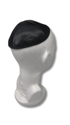 Kipa de satin negro liso 18565