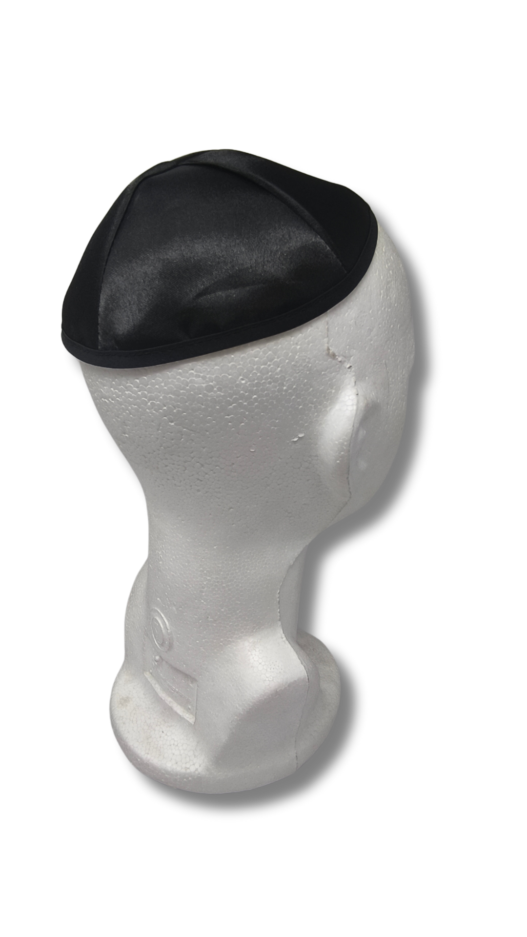 Kipa de satin negro liso 18565